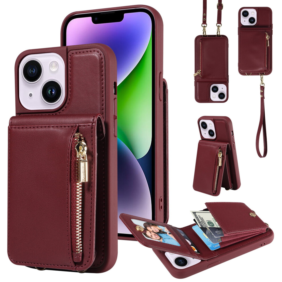Rfid Blocking Wallet Case For Iphone 14 Pu Leather 9180333344406