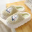 Women's Soft-Bottom Heightening Rabbit Slippers Pink1Pair 4