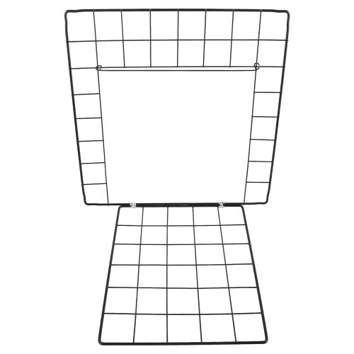 Black Metal Dog Crate Door Panel Easy Install