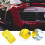 HEMOTON Traction Rope Heavy-Duty Tow Strap with Hooks 2 Pcs 8