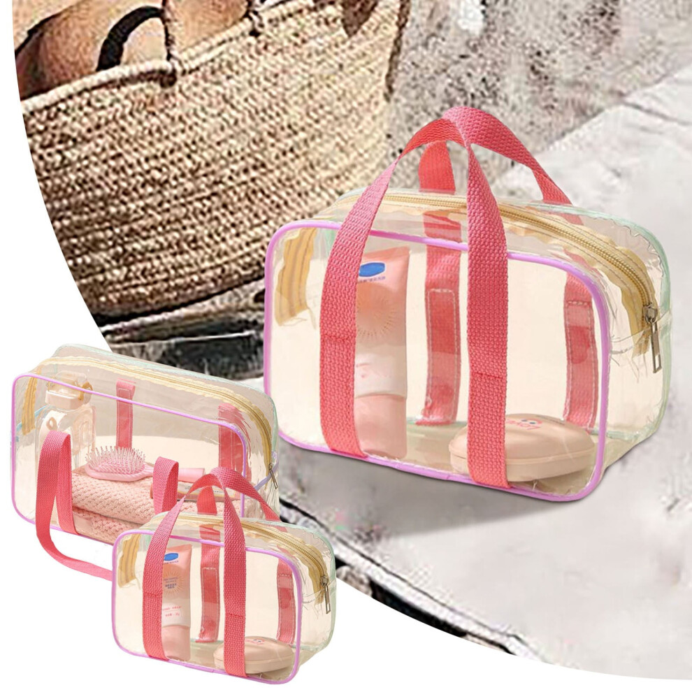 Clear Waterproof Makeup Bag Transparent Toiletry Pouch 1