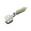 Silicone Multi-purpose Spoon with Spatula and Tongs, Green 1