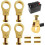 Pure Copper Battery Clips Brass Terminal Connectors Kit 4PCS 1