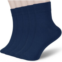 Women's Thin Cotton Crew Socks Above Ankle 5-10 Pairs