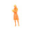 1/64 Scale Unpainted Miniature Figures for Diorama and 1