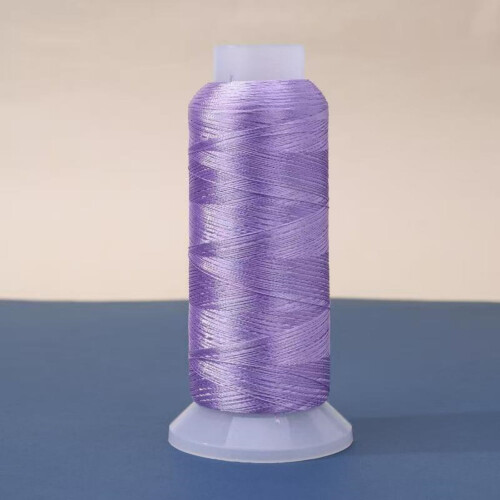 Ice Silk Fringe Thread 150D/2-ply 0.2mm 1900m Lavender
