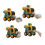 Construction Vehicle Toy Set Friction-Powered 4-Pack 2