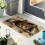 AuroraX Black Welcome Mat Front Door 18x30 Inch 1