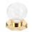 Baseball display case with golden base and transparent cover 6