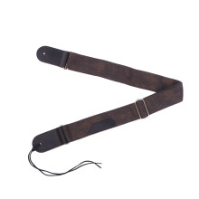 Guitar Strap Heavy Duty Dark Brown Polyester 1 Pack