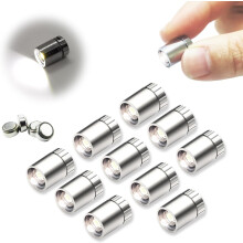 Mini LED Lights Battery-Powered Cold White 10pcs