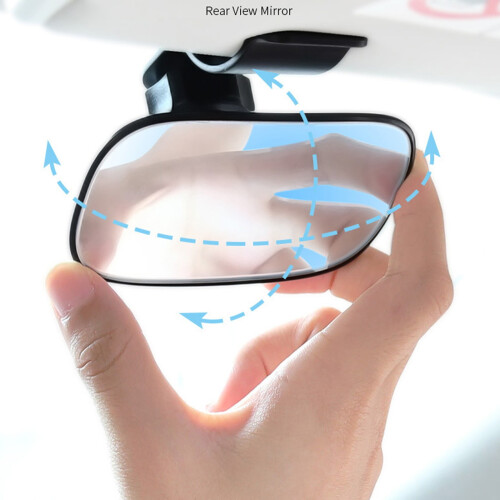 Curved Baby Car Mirror Clip-On Adjustable for Rear-Facing 1