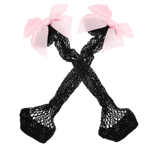 Meias infantis femininas, 1 par, 28 x 10 cm (11 x 3,9 polegadas) 2