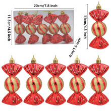 Glass Hanging Ornament Decorative Gift Box Candy Prop for