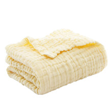 Waffle Weave Throw Blanket Yellow 59.06"x78.74"