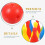 Barn Bowlingset Inomhus Utomhus6Keglar 6