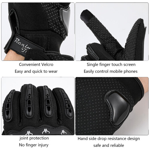 Touchscreen Motorcycle Racing Gloves for Palm Width 2