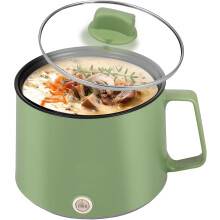 Mini Electric Hot Pot 1.7L Non-Stick 2-Gear Green
