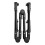 Camping Wagon Handle Universal Foldable Detachable Folding Wagon Push Handle Black 3