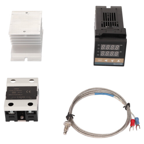 PID Temperature Controller with K Thermocouple 100-240V
