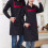 Black Kitchen Apron with 2 Pockets, Cotton Blend Waterproof 1