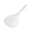 Plastic Pasta Spoon with Handle, Slotted Colander Design, 1