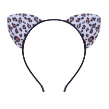 Animal Pattern Cat Ear Headband for Women and Kids