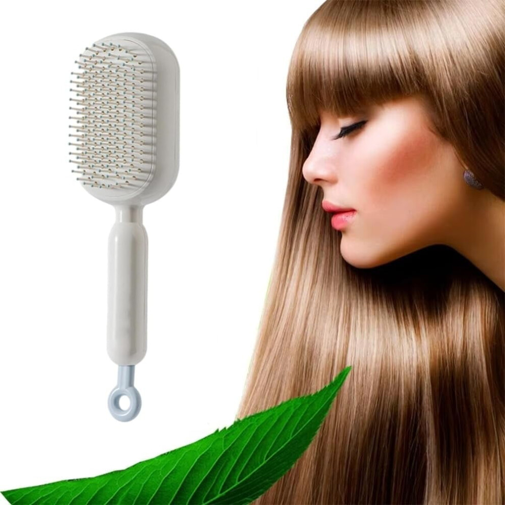 Retractable Cushion Massage Comb Brush Anti-Static