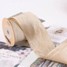 Crinkled Ribbon Silk-Like 10 Yards 2 Inch