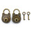 Retro Padlock Antique Luggage Lock with Key 1