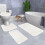 Ensemble de tapis de bain antidérapants 4 pièces lavables 5