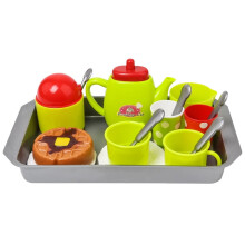 Educational Pretend Play Tea Set and Cookware for Kids 6-24