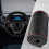 Hand-sewn leather steering wheel wrap with embossed pattern 6