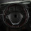Hand-sewn leather steering wheel wrap with embossed pattern 7