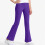 Girls' Flare Leggings High-Waisted Solid Color Soft 1