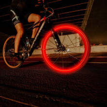 Bicycle Spoke Lights LED S-Shaped Wheel Lights 6 Colors