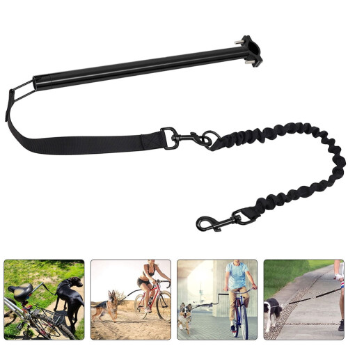Dog Bike Leash Attachment Retractable Bicycle Leash