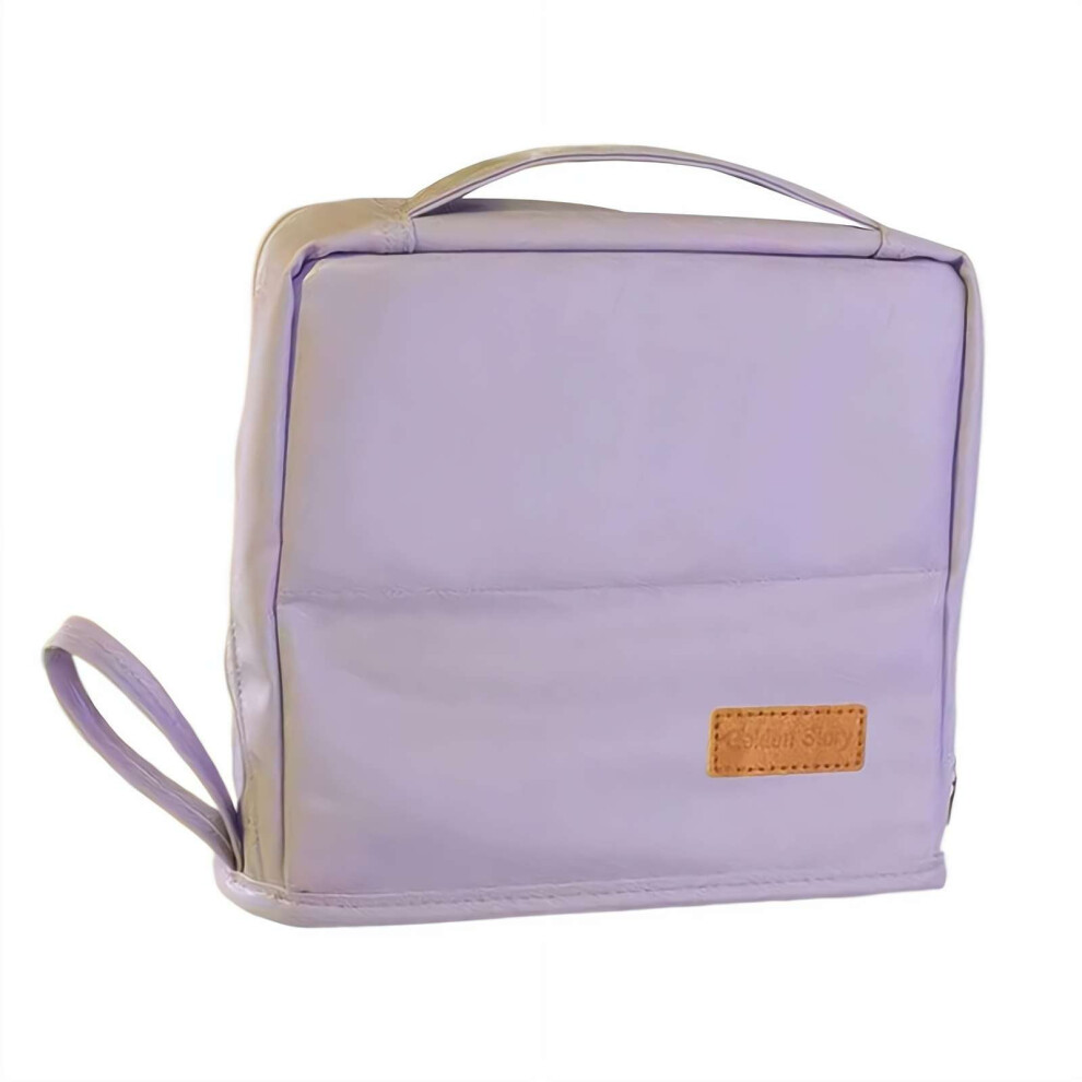 Makeup Bag Portable Leather Organizer Large Capacity