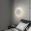 LED Circular Wall Lamp with Touch Control, 3 Color 1