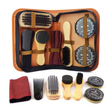 Shoe Care Kit Leather Brown Travel Size