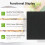 Compost Bin Charcoal Filter Replacement 10 pcs 4.7 inch 3