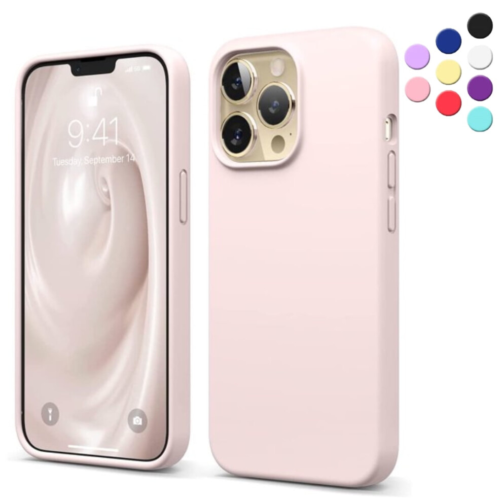 Rose Liquid Silicone Case For Iphone 13 Pro Max 900223356895