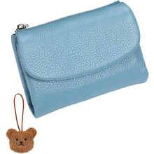 Real Leather Unisex Wallet with RFID Protection and