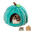 Pumpkin Cat Bed Cave for Small Dogs and Cats Grey Medium 1