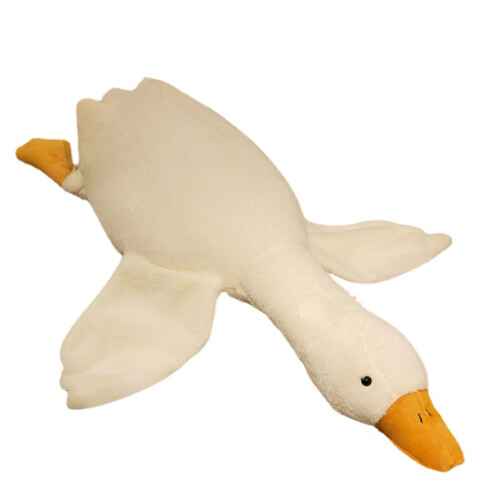 Giant White Goose Plush Hugging Pillow 160cm