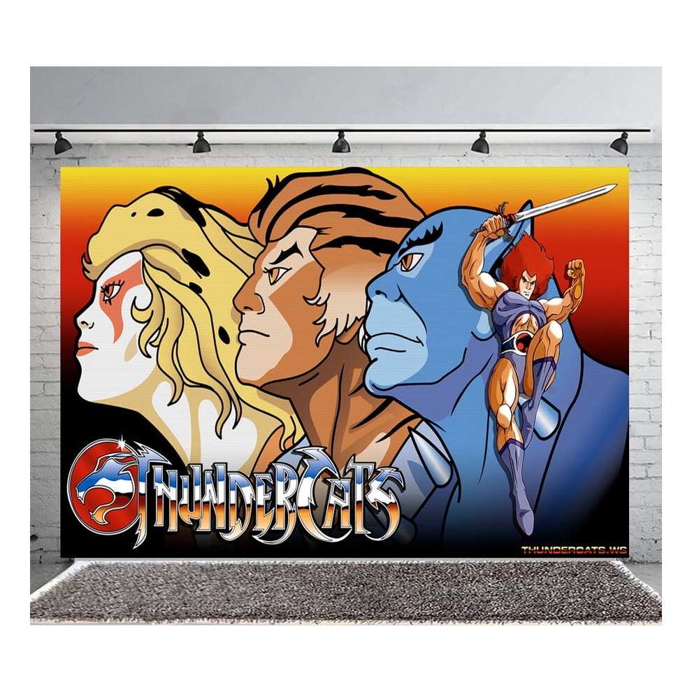 Thundercats Backdrop Banner For Birthday Party Photography 962125110012