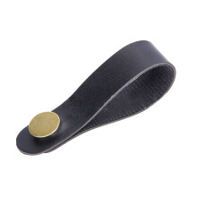Vintage Leather Guitar Neck Strap Button Adapter