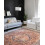 Layla Oriental Distressed Area Rug Red Navy 3