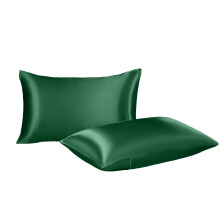 Queen Silk Satin Pillowcases for Hair and Skin 2-Pack