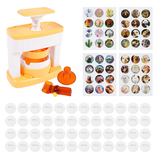Portable Pin Badge Maker Machine with Standard Badge